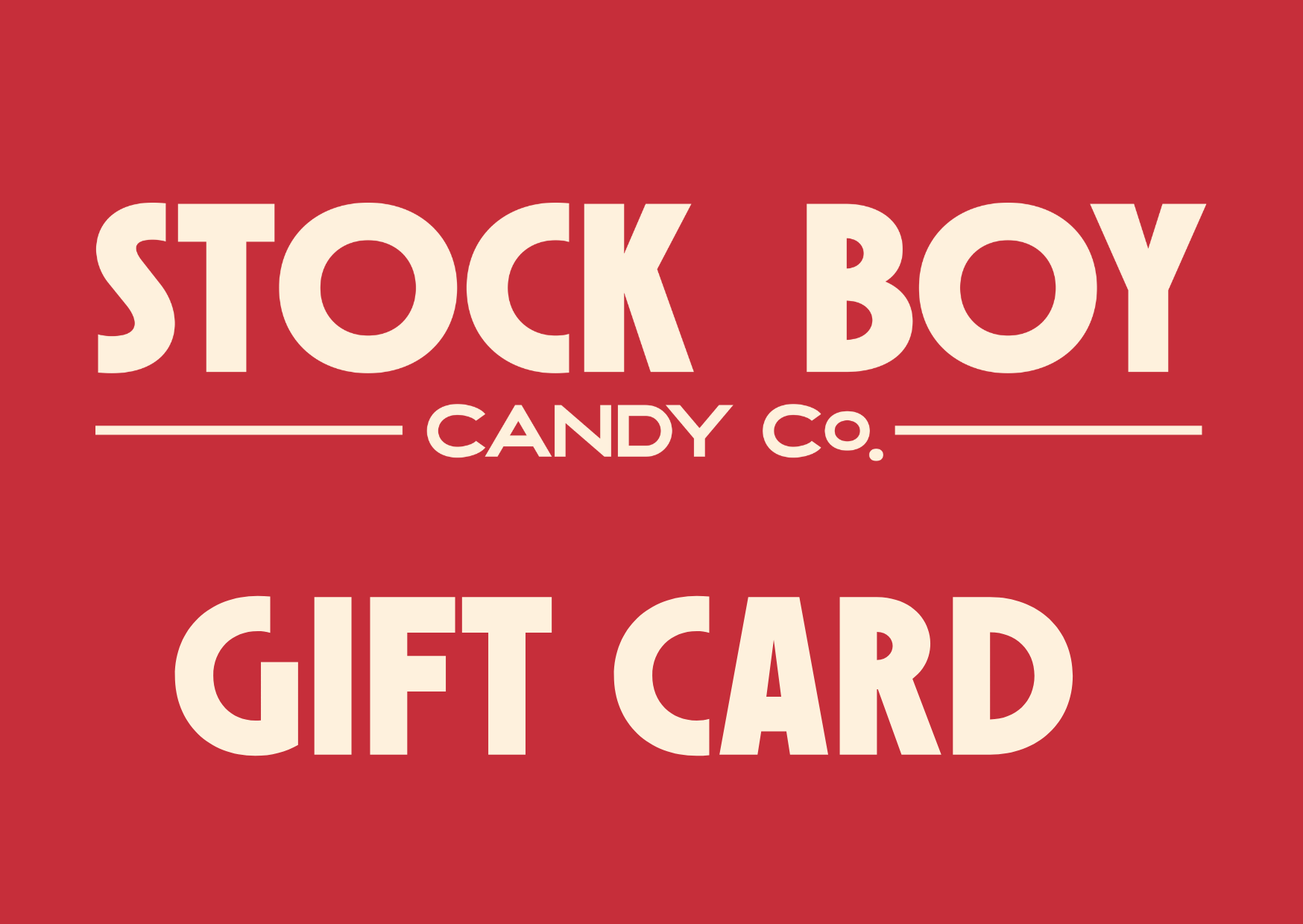 Stock Boy Passport -The Gift Card for a Gift Giving Genius