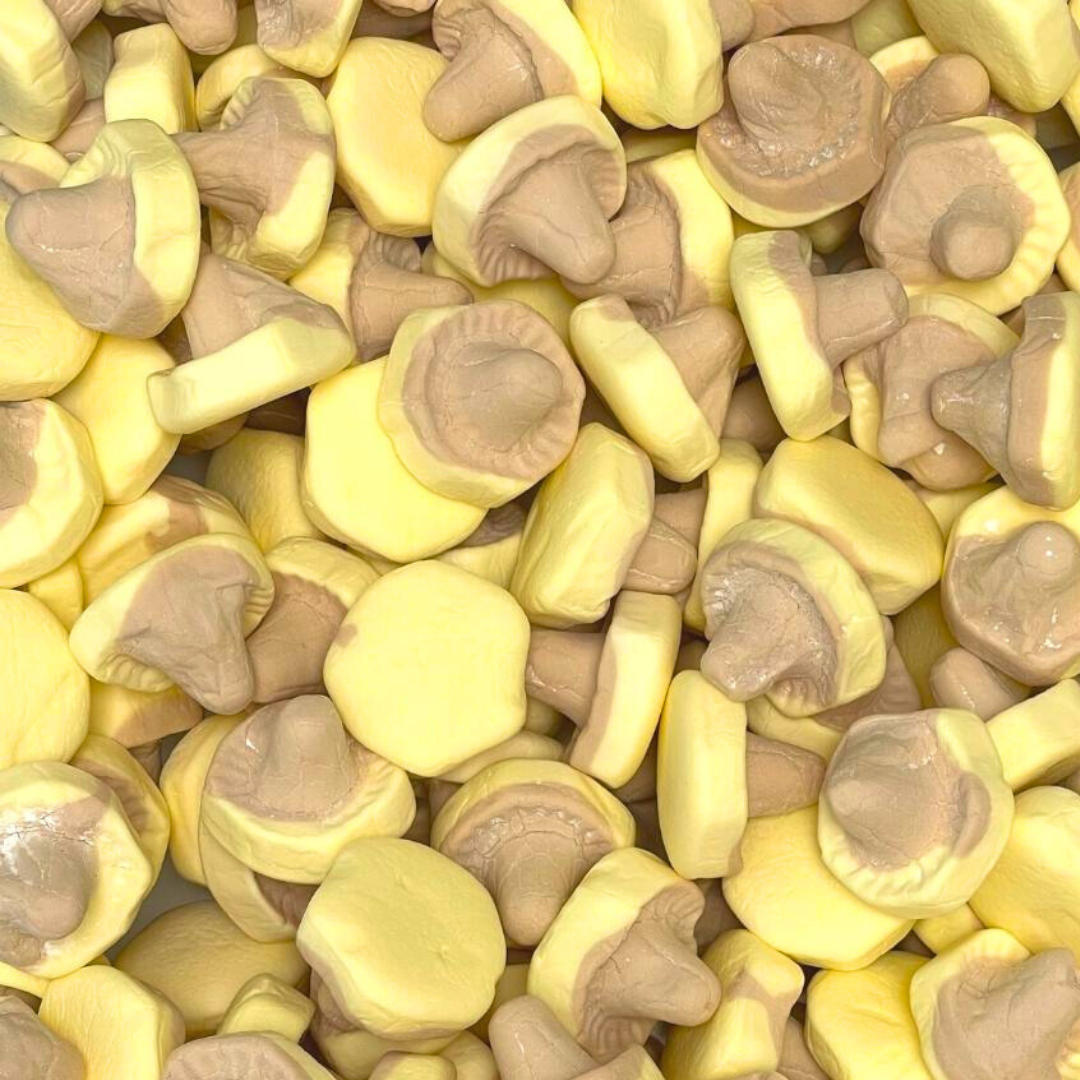 Banana Toffee Mushrooms