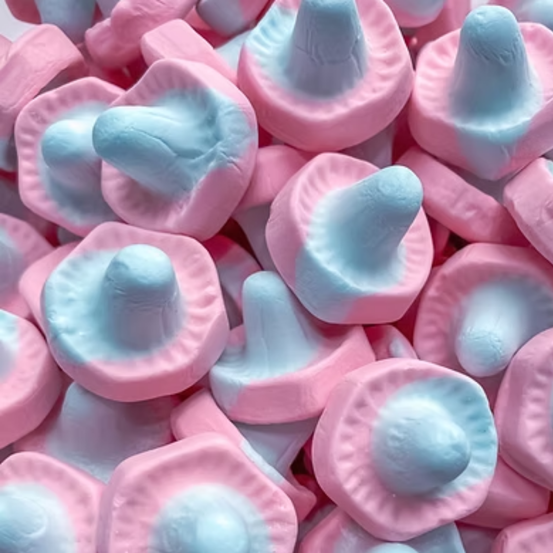Fizzy Bubblegum Mushrooms