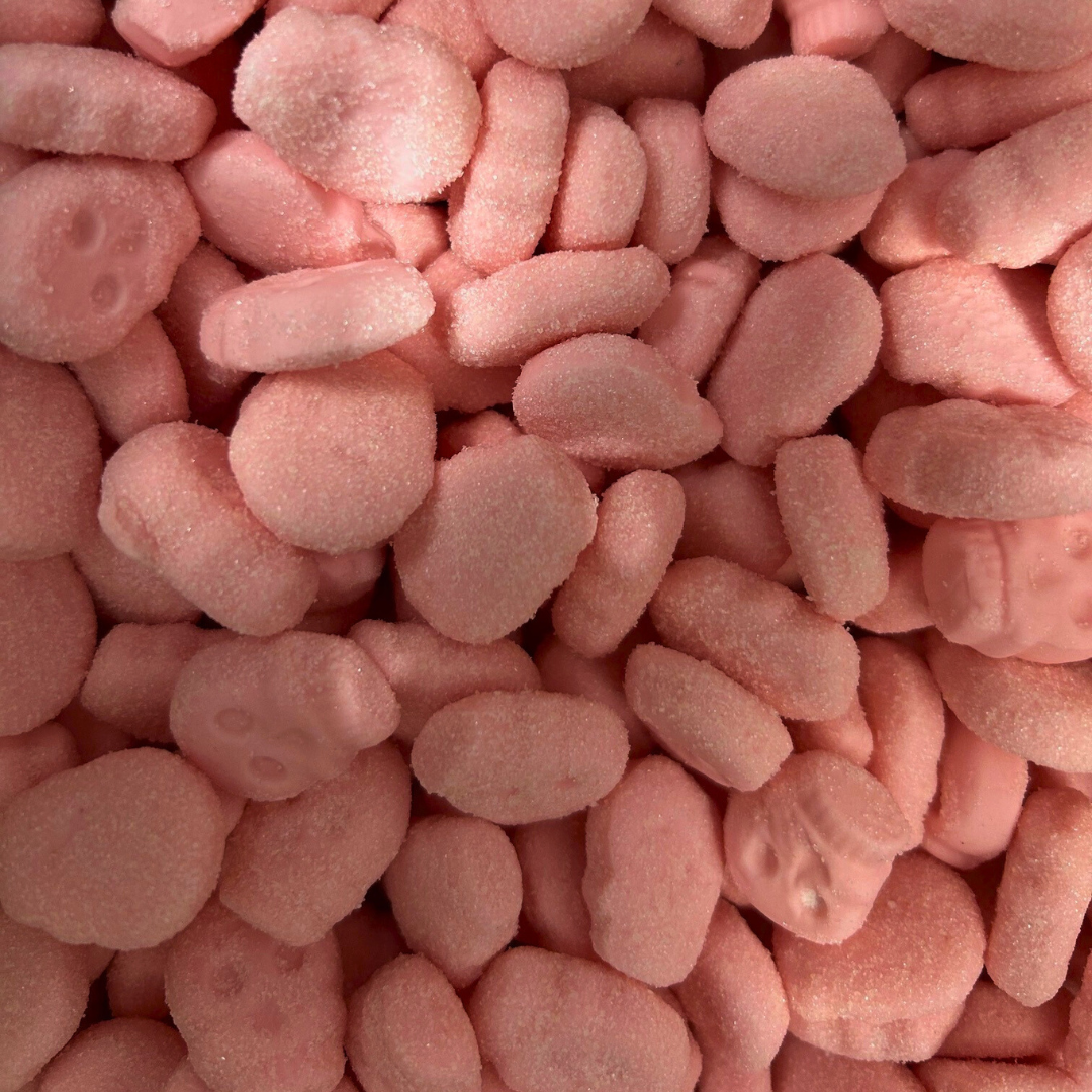 Sour Strawberry Foam Skulls