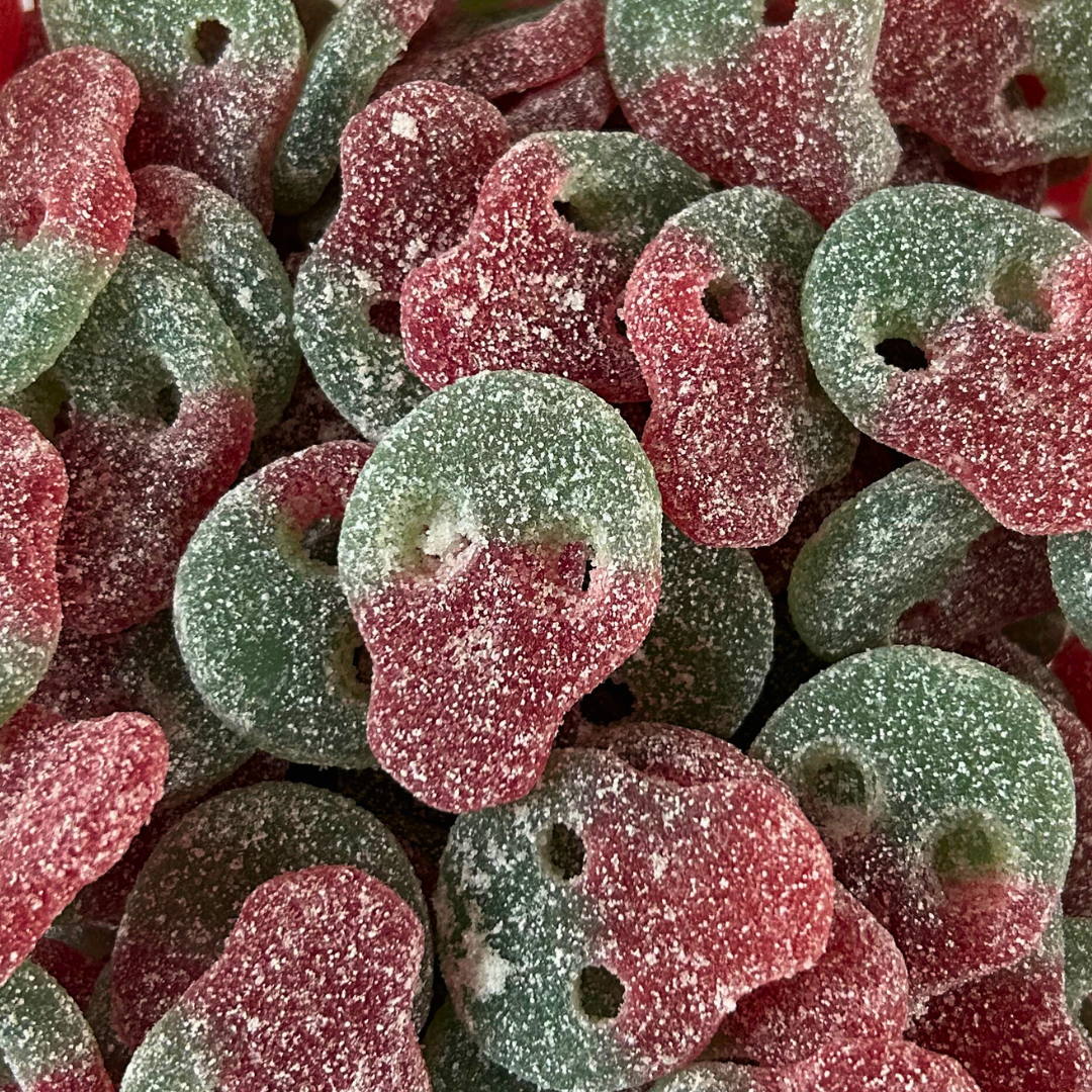 Sour Watermelon Skulls