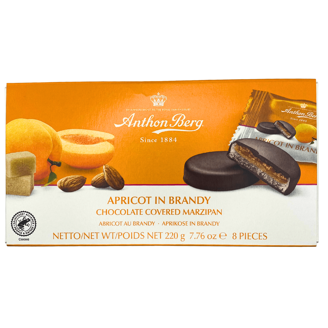 Anthon Berg Apricot in Brandy Marzipan - Stock Boy Candy Co.