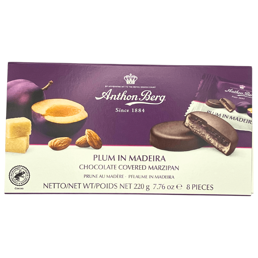 Anthon Berg Plum in Madeira Marzipan - Stock Boy Candy Co.