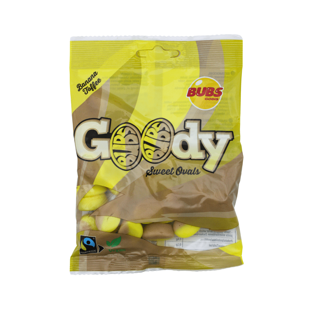 Bubs Banana Toffee Ovals - Stock Boy Candy Co.