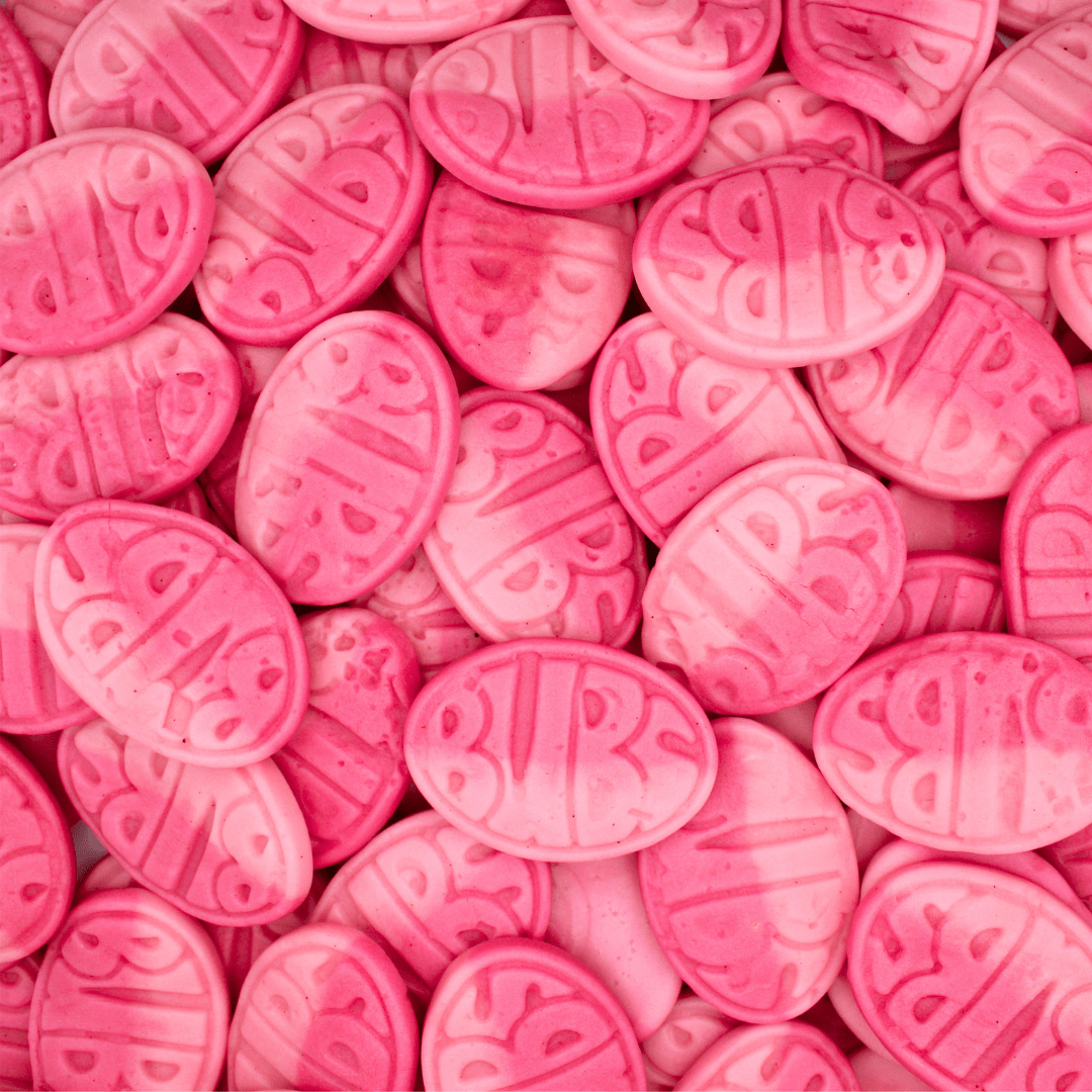 Bubs Strawberry Pomegranate Ovals - Stock Boy Candy Co.