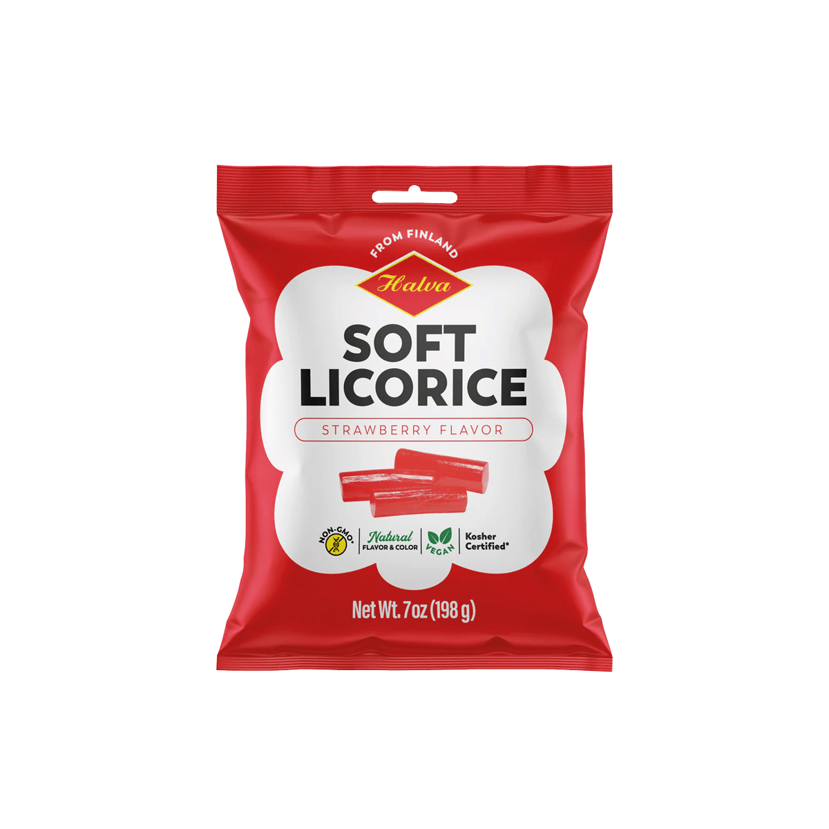 Halva Strawberry Soft Licorice - Stock Boy Candy Co.